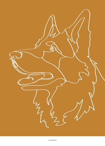 ”Schæferhund” A3 (30 x 42 cm) 